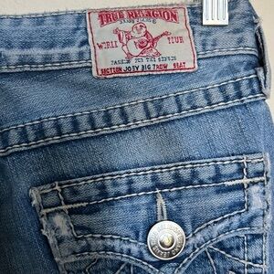 vintage waist 25 true religion light washed flares